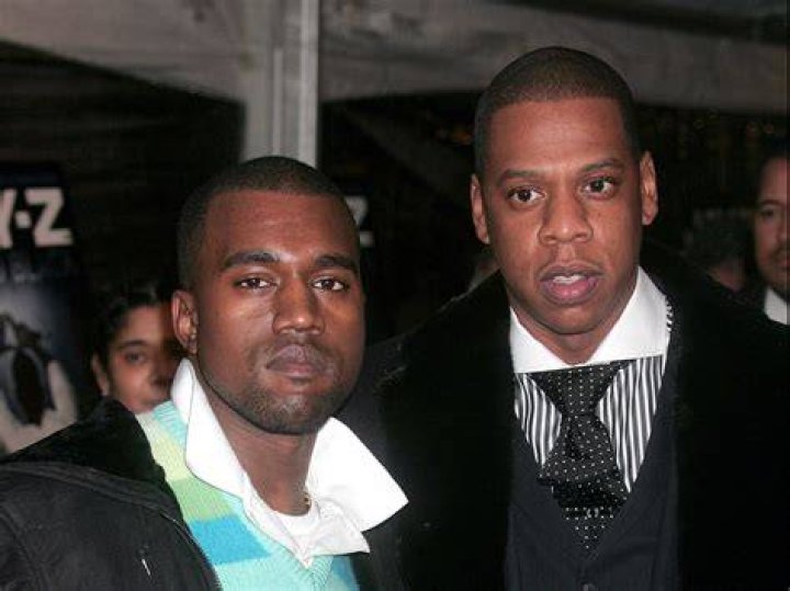 Lexica Kanye west and jayz paris, infront of eiffel tower
