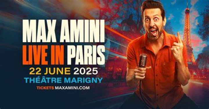 Max Amini Live In Paris *2nd Show, Le R&eacute;publique, Paris, 2 April
